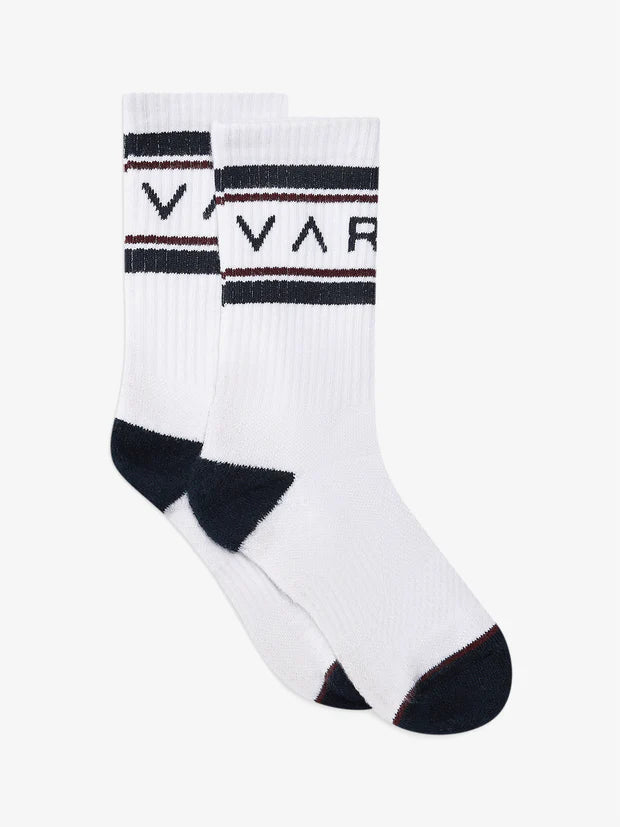 We love these retro inspired socks in classic navy and white. Lightweight mesh-knit ensures comfort for both everyday and a more active lifestyle.