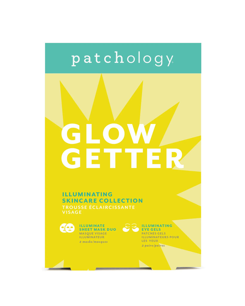 Meet your ultimate radiance routine: Glow Getter from Patchology. This all-in-one kit features two pairs of illuminating hydrogel eye gels with two duo packs of brightening sheet masks for head-to-toe glow. Whether you’re prepping for a big event, refreshing your skin mid-week, or gifting year-round self-care, this set delivers brighter, smoother, and more luminous skin in minutes.