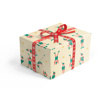 Get ready to wrap with this fun Christmas wrapping paper.   Set of 3 with an extra sheet used for packaging.   