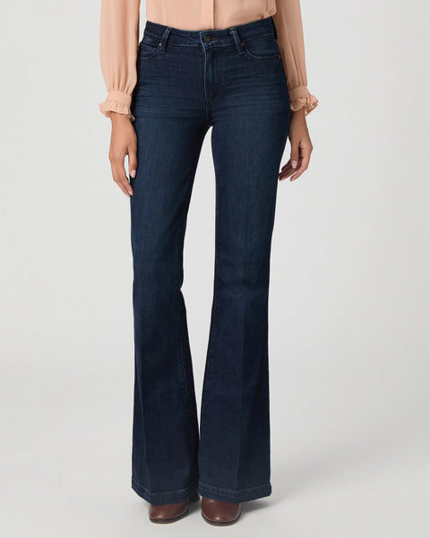 Raise your hand if you want your legs to look a million miles long!&nbsp; Thank you Paige for creating Genevieve which creates long lean legs for all of us!&nbsp; Crafted from their signature bestselling super soft Transcend Vintage denim in a great dark blue/black wash for Autumn/Winter these are incredibly comfortable but also have excellent stretch and recovery.&nbsp; Pair with a pretty silk blouse and a heel and the evening is your oyster!&nbsp; You're welcome!!!