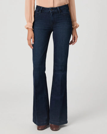 Raise your hand if you want your legs to look a million miles long!&nbsp; Thank you Paige for creating Genevieve which creates long lean legs for all of us!&nbsp; Crafted from their signature bestselling super soft Transcend Vintage denim in a great dark blue/black wash for Autumn/Winter these are incredibly comfortable but also have excellent stretch and recovery.&nbsp; Pair with a pretty silk blouse and a heel and the evening is your oyster!&nbsp; You're welcome!!!