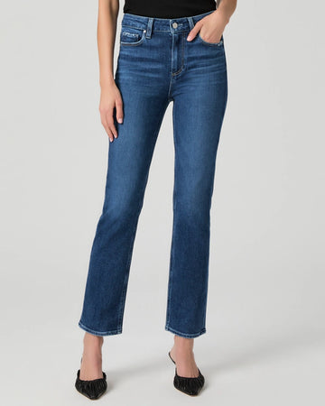 This classic 90's supermodel jean is so incredibly flattering on all shapes you don't need to be a supermodel to look and feel amazing in them.&nbsp; With a perfect high rise and straight fit which is lean through the leg and finishes neatly at the ankle and in a wearable mid wash this jean is super soft with plenty of stretch.&nbsp; A gorgeous and supremely comfortable jean.&nbsp;