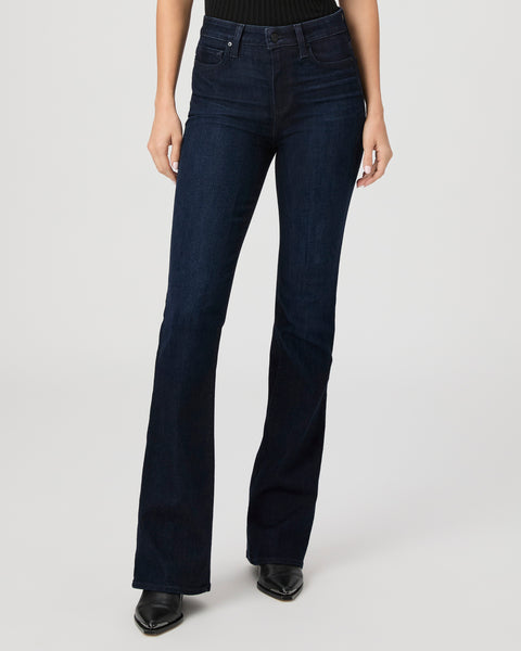 The high-rise Laurel Canyon jean is a vintage style from Paige and they are super flattering. Boot Cut is definitely having a resurgence and this extremely versatile pair have the look of authentic denim whilst being very comfortable with plenty of stretch and recovery. 