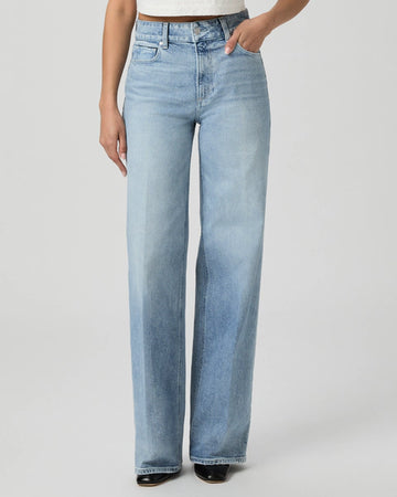 Say hello to Sasha.&nbsp; A new wide legged style from our favourite denim brand Paige! This gorgeous new light denim wash is perfect for Spring/Summer! This style features a slightly relaxed shape which makes it super flattering and with a 32 inch inseam these jeans are the ultimate must-have wide leg! In true Paige style the super comfortable fit makes these jeans ones you'll want to reach for time and time again!