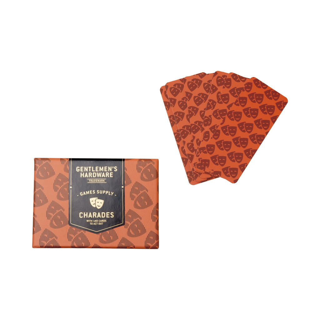 Who doesn't love charades!&nbsp; Test your ability to act out titles from books, films, songs, plays and tv shows with your friends and family.&nbsp; Perfect for Friday night games' night and with 140 charade cards this is a great addition to your games selection.