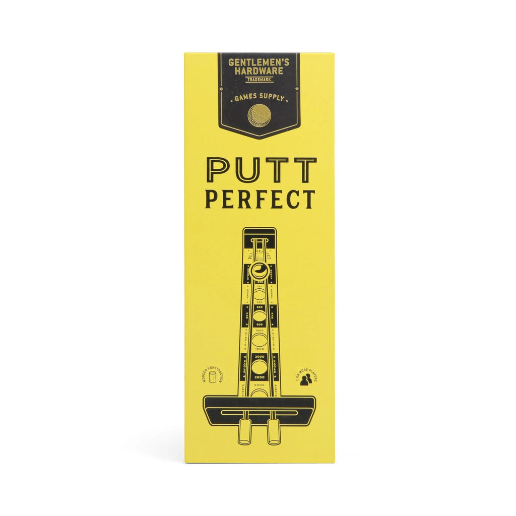 The perfect gift for the golfer in your life!&nbsp; This game, like golf itself, is a simple game but requires patience and skill.&nbsp; Using the control rods, steer the ball along and aim for the highest scoring hole!&nbsp; A fun game for the whole family!