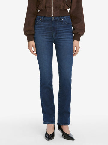 The perfect straight leg jean from uber cool French denim brand Frame is Le Sleek.&nbsp; Crafted from super soft stretchy denim for all day comfort and featuring a high rise and relaxed straight leg that hits the ankle perfectly these are an every day every way jean.&nbsp; Trick is a great dark wash for Autumn/Winter - perfect paired with a silk blouse for evening or your favourite knit for day.