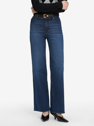 Say hello to your new go to jean!&nbsp; Le Slim Palazzo is on of Frame's bestsellers for a good reason and this version in a great dark wash is perfect for Autumn/Winter.&nbsp; Crafted from their signature stretch cotton blend these are super soft and tailored with a fitted hip, a high rise and a subtle wide leg flare.&nbsp; Perfect paired with your favourite silk blouse for a grown up evening but equally great with a boot and knit for the day.