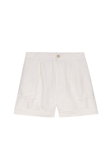 The Maryam shorts from our favourite Californian brand Rails are a lovely "city short".&nbsp; Slightly tailored and featuring a turned up hem and front pleats (and pockets) these pair beautifully with the matching Lucienne Jacket for a put together co-ord.&nbsp; Elegant yet comfortable - perfect for a day in town.