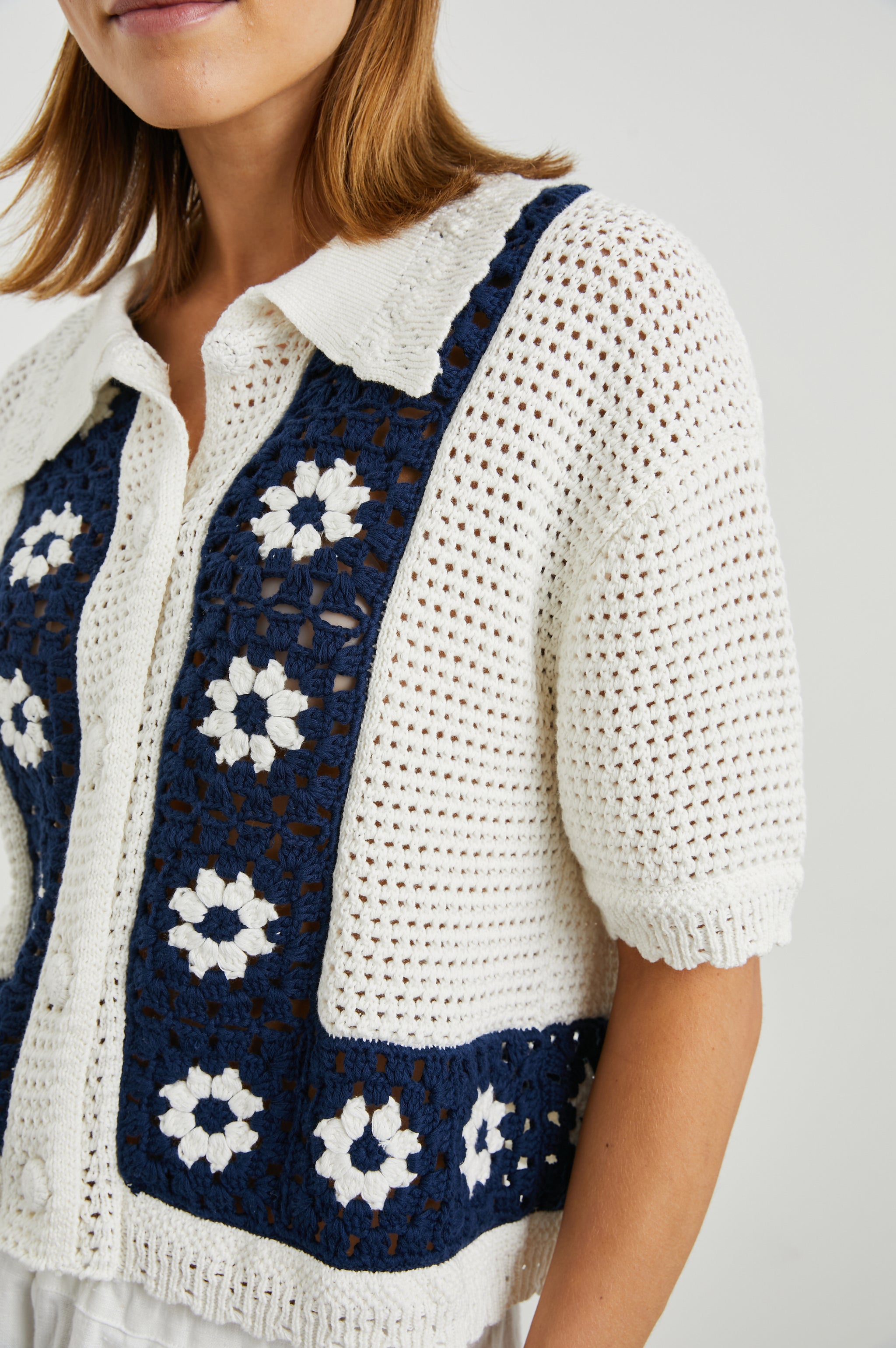 Milan Crochet Hooded Cardigan Milan Crochet Hooded Cardigan