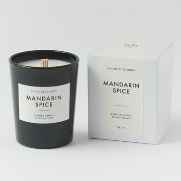 We are so delighted to be stocking Union of London's gorgeous candles.  The Mandarin Spice candle is the perfect Christmas candle!  It has a beautiful blend of mandarin, lemon, cinnamon, black pepper, nutmeg and patchouli.  The fragrance is perfect for cosy Christmas evenings.  