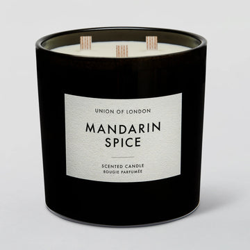 We are so delighted to be stocking Union of London's gorgeous candles.  The Mandarin Spice candle is the perfect Christmas candle!  It has a beautiful blend of mandarin, lemon, cinnamon, black pepper, nutmeg and patchouli.  The fragrance is perfect for cosy Christmas evenings.  