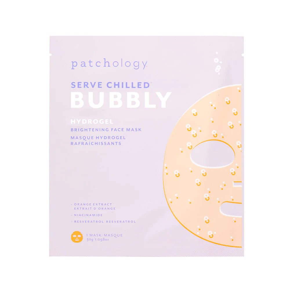 Get ready to glow with Patchology's Bubbly Hydrogel Mask. This ultra-luxe hydrogel mask is packed with powerful ingredients that will leave your skin looking brighter, more even, and more radiant in just ten minutes.