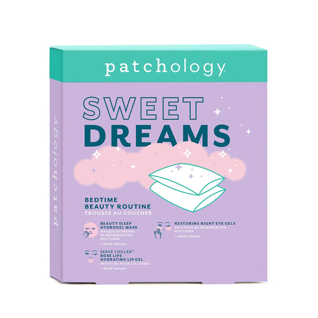 This night-time self-care trio from Patchology is designed to restore, hydrate, and smooth while you sleep. Featuring targeted eye, face, and lip treatments, this kit delivers everything you need to wake up refreshed, plumped, and glowing. Sweet dreams, indeed.