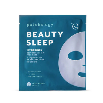 Smooth and hydrate your skin at night with this Hydrogel Face Mask. It contains skin restoring Retinol, peptides to reduce fine lines and crow's feet, and Centella Asiatica to help improve skin's elasticity. 