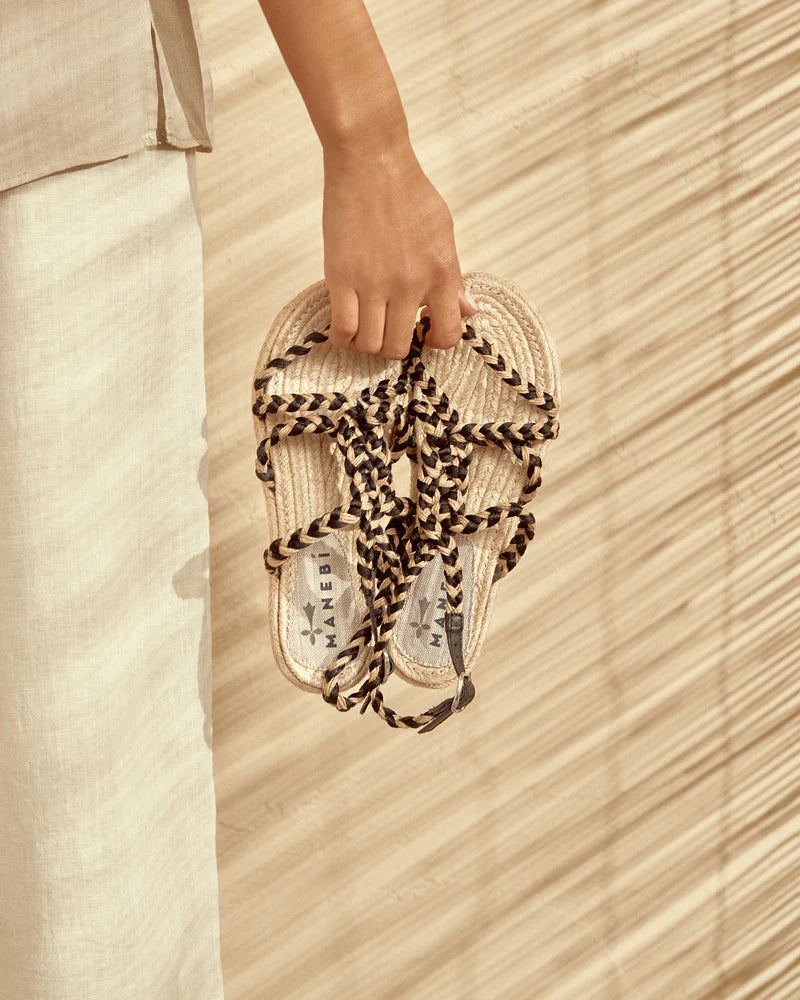 Natural Rope Sandals | Manebi | Peek Natural Rope Sandals | Manebi | Peek