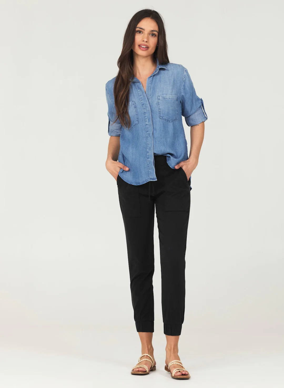 Vintage Black Pocket Jogger Bella Dahl Peek