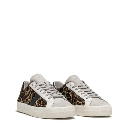 Can we ever have enough trainers!  Here is their classic High Low style in an easy to wear white and black with the perfect amount of animal print.  Crafted from white leather this is a sleek style that will freshen up your trainer collection.  Perfect with dresses, denim and skirts you will be living in these and loving them.  We recommend if you are an in between size to size down.