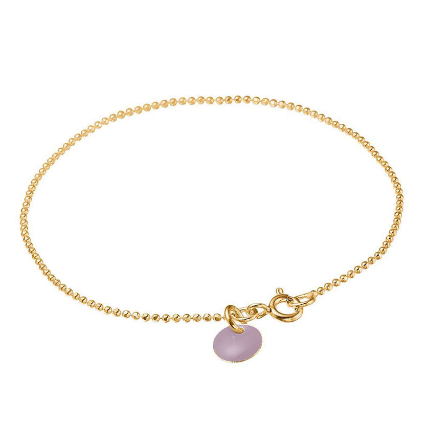 The Ball Chain Bracelet style is gorgeous because of it's simplicity.  Featuring a small ball chain and a single hint of colour with a pretty enamel you'll want these in every colour!