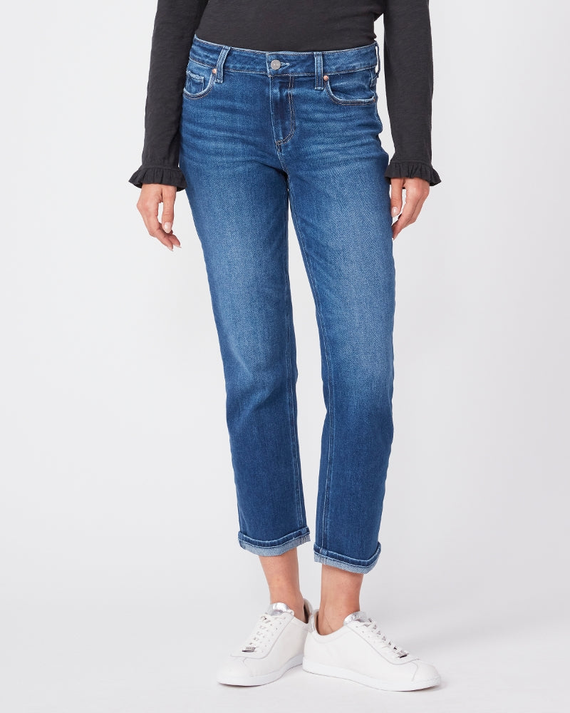 Our favourite relaxed mid-rise boyfriend jean from Paige is back and this time she is in the perfect wash for this transitional period. Crafted from transcend vintage denim, this jean is incredibly comfortable and is your perfect everyday staple. They are easy to pair with trainers or to dress up with heels. 
