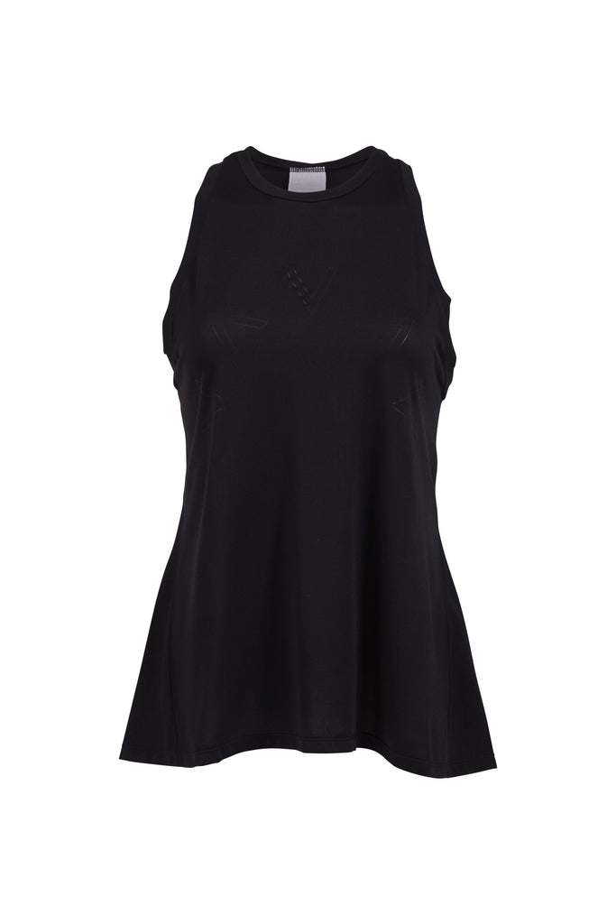 Varley Flora Vest in grey and black activewear