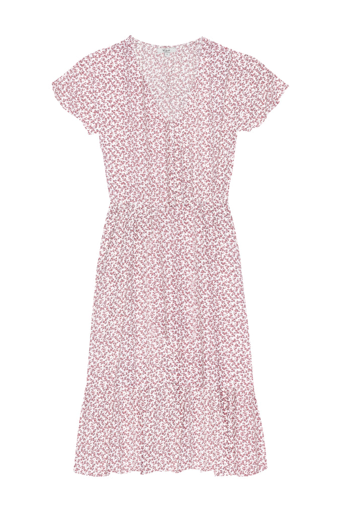 The stunning Kiki dress by Rails is back again this year in a ditsy floral print, featuring short flutter sleeves, a perfect v neck, little buttons down the front and an adjustable drawstring waist. There aren't many places this dress won't take you. Put on your favourite white trainers for a relaxed look or a pretty sandal for the evening.