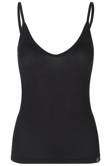 The Dearest Cami from Munthe is an indispensable layering piece.  Crafted from exceptionally soft viscose this cami is seamless and has an elongated hem to give extra coverage and a flattering v neck.  You'll want it in black and nude.