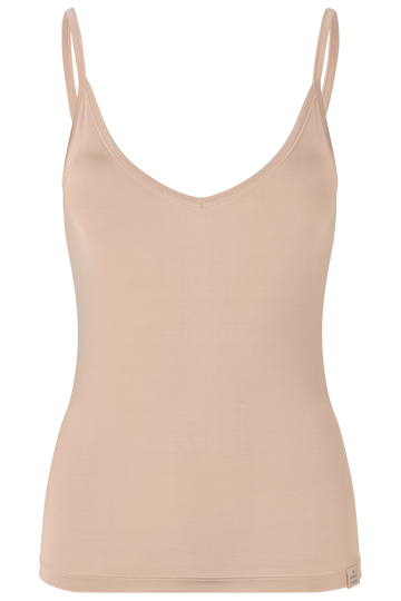 The Dearest Cami from Munthe is an indispensable layering piece.  Crafted from exceptionally soft viscose this cami is seamless and has an elongated hem to give extra coverage and a flattering v neck.  You'll want it in black and nude.