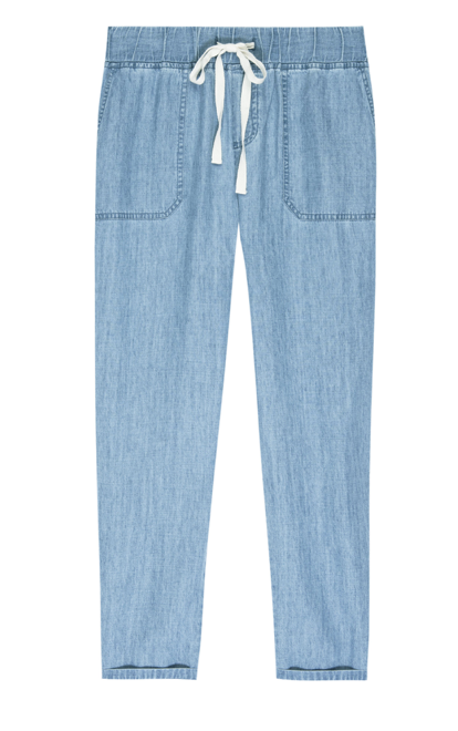 You're welcome!  We've found your new favourite alternative to denim.  From our favourite Californian brand Rails comes this easy to wear relaxed trouser.  With a drawstring waist, front and back pockets (we ladies like pockets too!) and a slightly tapered leg these are a throw on and go option which still keep you looking stylish.