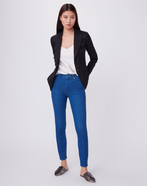 Say hello to our favourite  high waisted skinny jean, the Margot, in a gorgeous mid wash.  So soft you'll never want to take them off, yet managing to magically retain their shape and hug your body in all the right places.  Perfect with a heel and a pretty top for evening or pair with your favourite trainers and a tee for day.