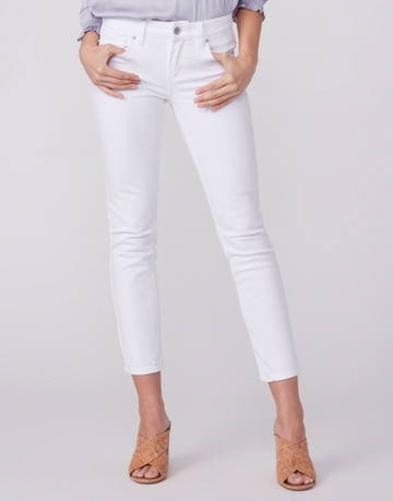 Say hello to Amber!  For all you that have been missing your mid rise jeans they are back in Amber in a crisp white perfect for the warmer months!  Crafted from super soft comfortable stretch fabric and designed with a natural lived in look this ankle length style definitely merits a place in every jean lovers' wardrobe.