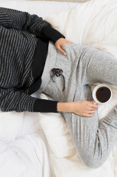 Super soft brushed jersey pant with front patch pockets, elastic waist with velvet drawstring closure, and ribbed tapered leg. Amazing for when you want to lounge in the house or simply go about your day in the most comfortable fashion possible.