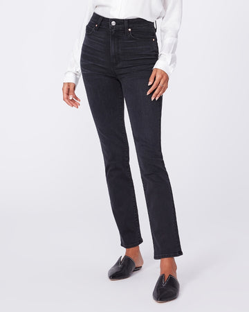 This classic 90's supermodel jean is so incredibly flattering on all shapes you don't need to be a supermodel to look and feel amazing in them.  With a perfect high rise and straight fit which is lean through the leg and finishes neatly at the ankle and in a perfect wash for Autumn this jean is super soft with plenty of stretch.  A gorgeous and supremely comfortable jean. 